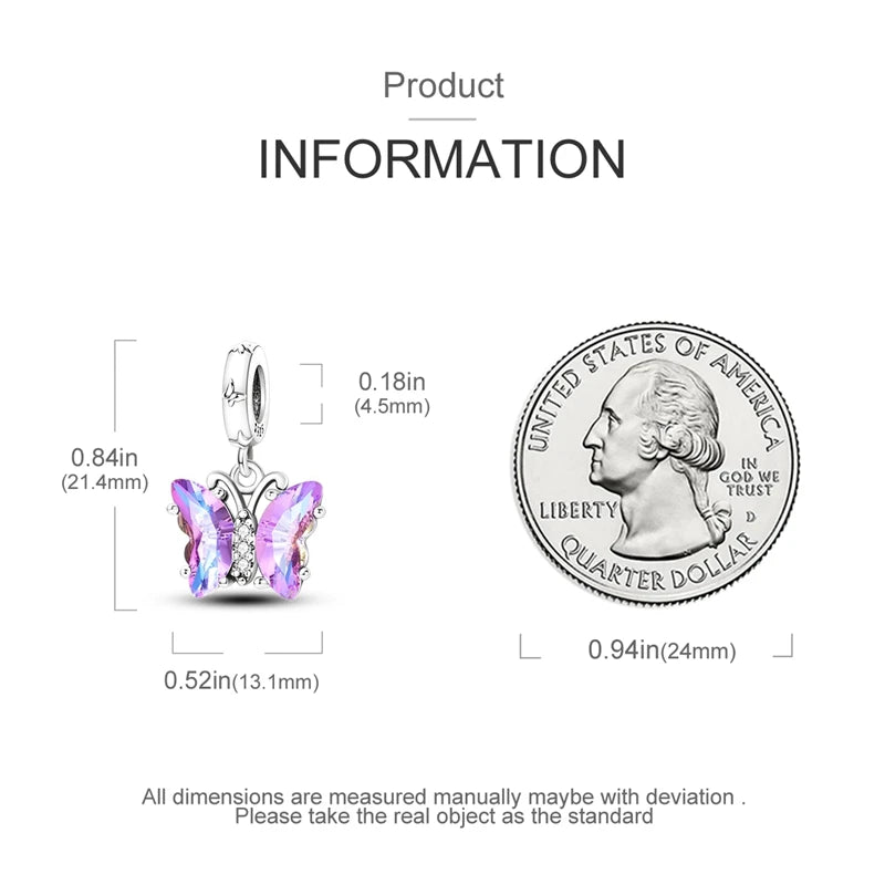 Silver Charms Beads Color Series Original Bracelets DIY 912349723- 912349723-PAC920