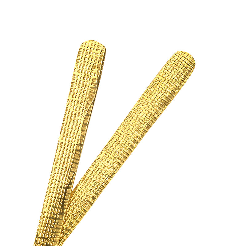 410 Korean-Style No.2 Stone-Pattern Spoon (Gold-Plated) M.66