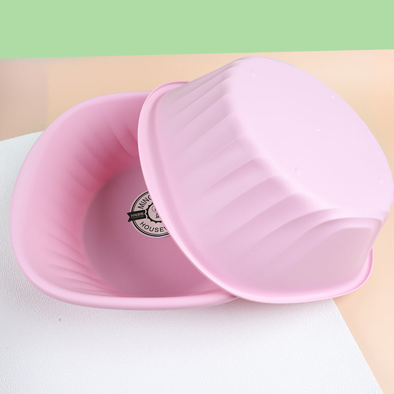 803 square-shaped colored striped basin M.19