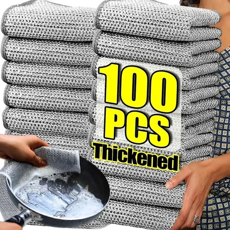 Multipurpose Wire Dishcloth Wire Cleaning Cloth for Kitchen Washcloth