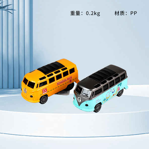 Model 8026 Classic Minibus (3 Cartoon Colors Assorted)M.03 JPDB