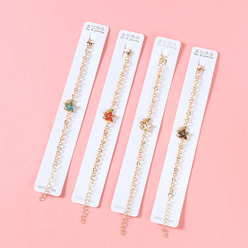 Colorful Star-Moon Alloy Bracelet M.43