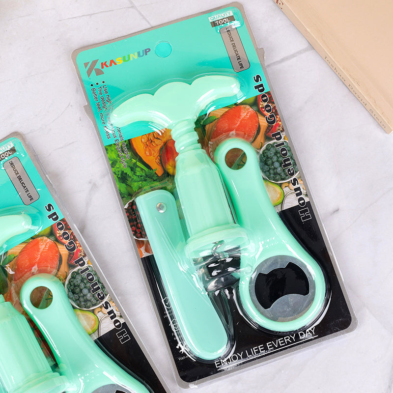 A-9818 Three-Piece Red Wine Tool and Fruit Knife Set M.62