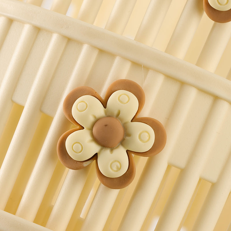 Yideluo 8377 Roman Pattern Storage Basket (Small Flower) M.13