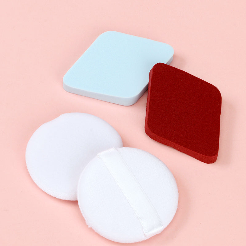 Borla de esponja + borla de polvos sueltos (2+2) M.50