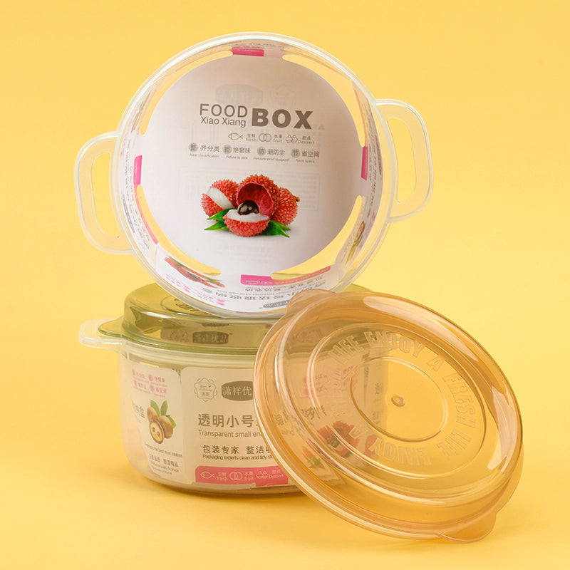 Small Transparent Enamel Storage Case 9868 Delicate Size Stationery Cosmetic Organizer M.67