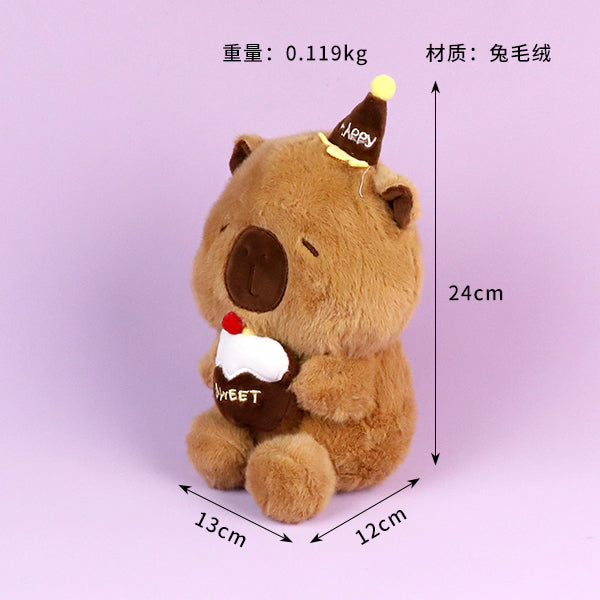 Peluche de carpincho pastel M.01 JPDB