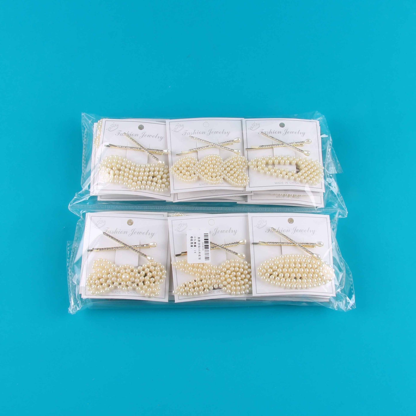 M42 New Pearl Bobby Pins Set” 或 “New Style Pearl Bobby Pins Set