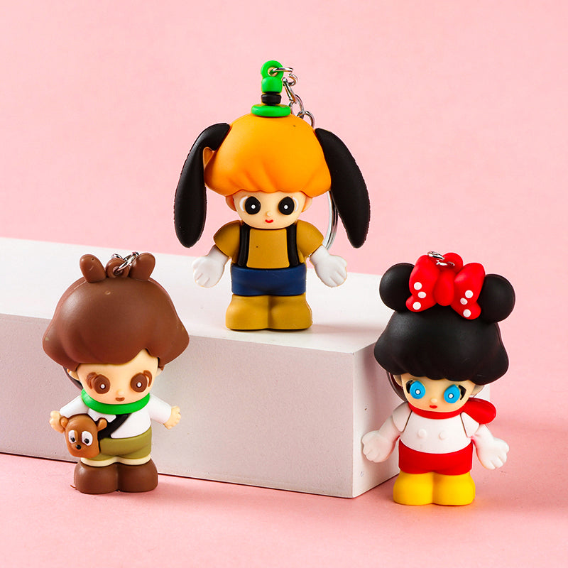 Soft Rubber Transformable Dimo Keychain M41 M46 M72