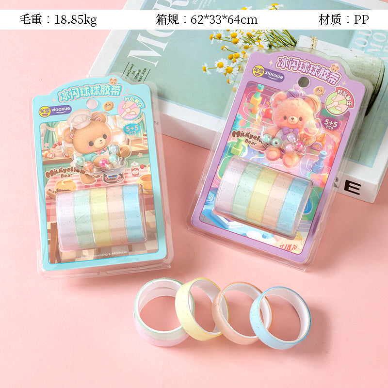 Adorable XX - 1236 Creamy Bear Ice - Sparkle Ball Tape Set M.84 M.83