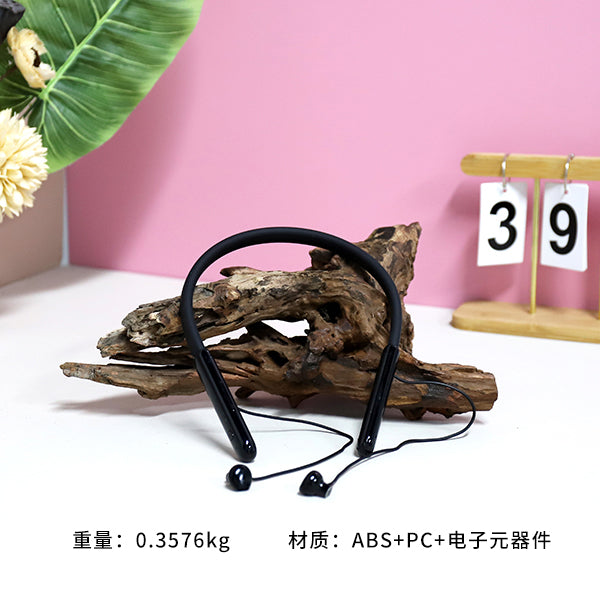 H05 Black Sports Bluetooth Earbuds (Ultra-Long Battery Life, TF Card Supported, Digital Display, Hard Head) A.11 JPDB A.11 JPDB