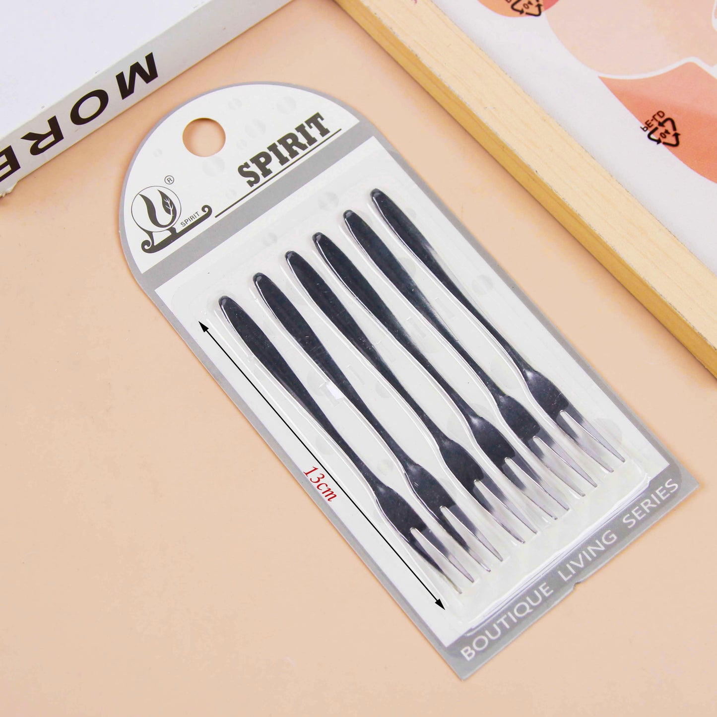 Stainless Steel Fruit Fork Set (6-piece) M.66