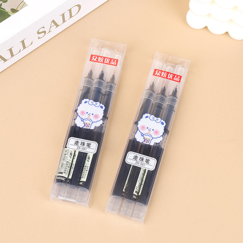Zhongxuan 051 Little Bear's Diary Roller Pens (3 pieces) M.82
