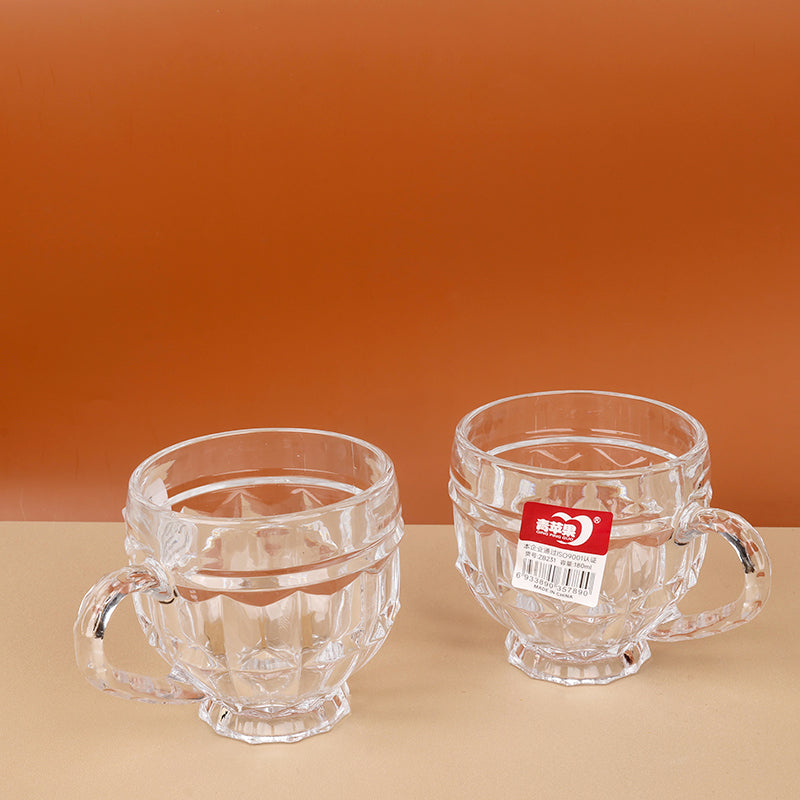 Taza con asa de vidrio modelo Green Apple ZB231 M.17