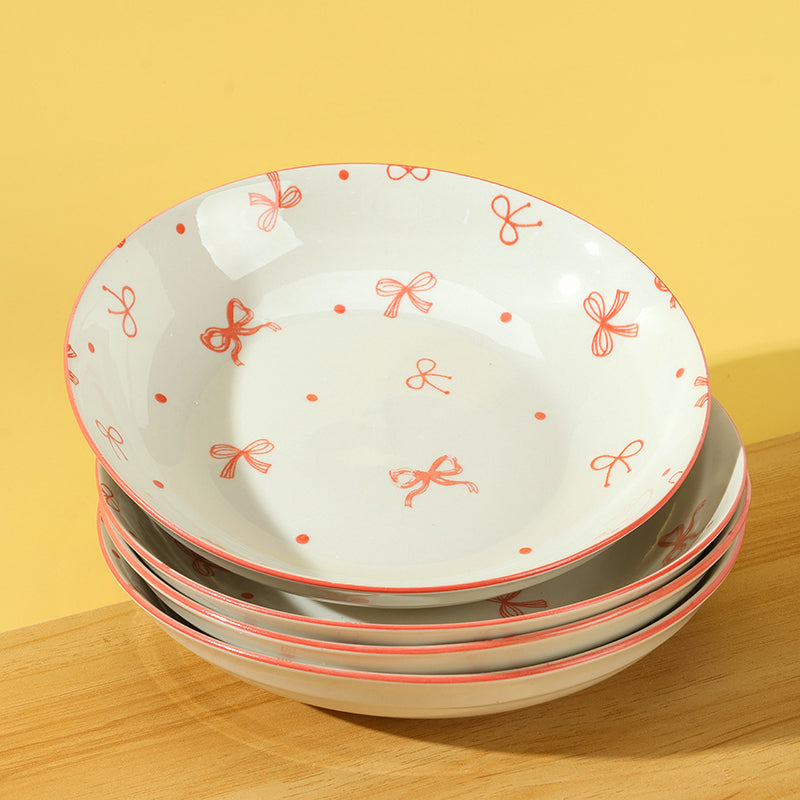 Yongfeng 7 - inch Fruit Platter (Bow - shaped) M.66 JPDB