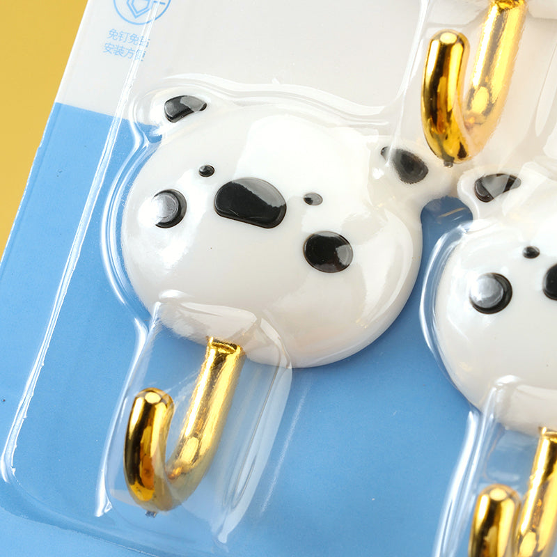 Yulong Model 8076 Adhesive Hooks - 3 Pcs Little Pig Design (20 Pcs per Pack) M.16