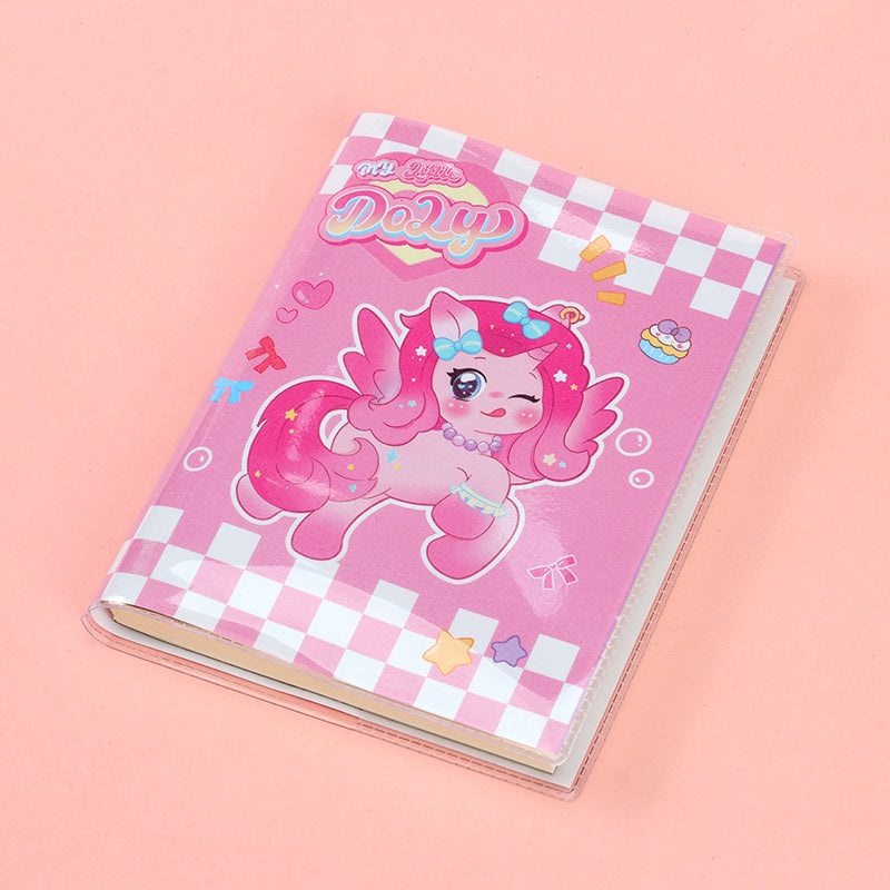 XX - 64111 My Little Pony Glitter Glue Bound Notebook 80 Pages Eye - Care Paper for Girls M.81
