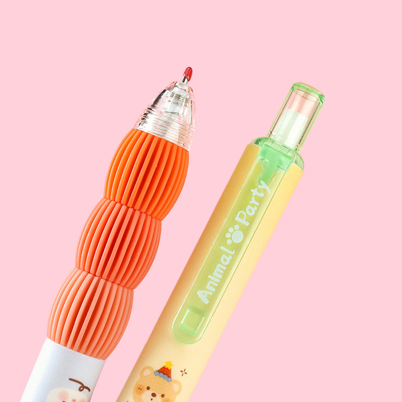 Shengdian 1530 Push-Type Pocket Gel Pen 12cm Portable 0.5mm Quick-Dry Ink for Office & School M.82