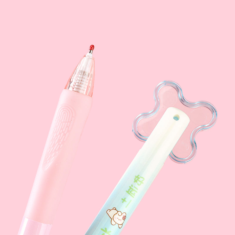 Shengdian 1537 Lucky Spin Gel Pen 0.5mm Quick-Dry Ink Rotatable Charm for Stress Relief M.82