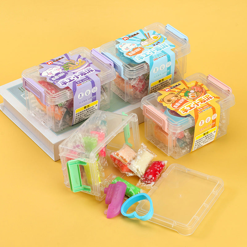 Nini Youpin Wheat Clay 2009 Small Item Storage Box Single Layer Craft Clay Accessory Organizer M.71