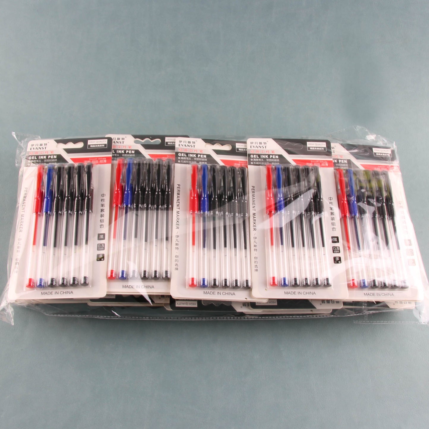 Yifansi 6 Gel Pens (Red, Black and Blue) M.82