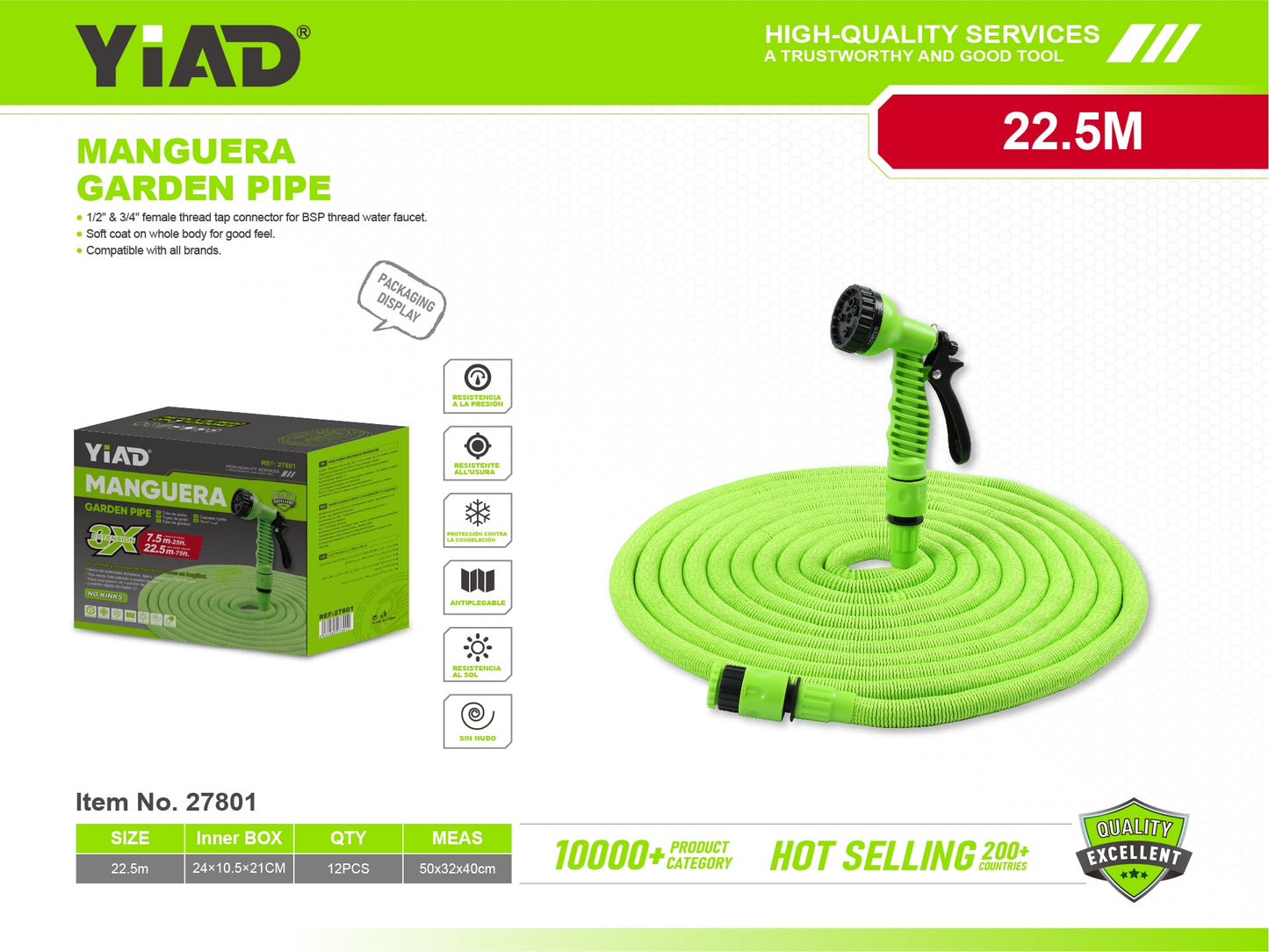 22.5M Garden Gourd Pipe M.33