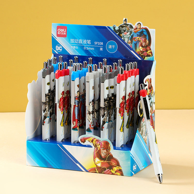 Deli SF108 Quick - drying Click - action Fluid - tip Pen (Sold Individually) M.82