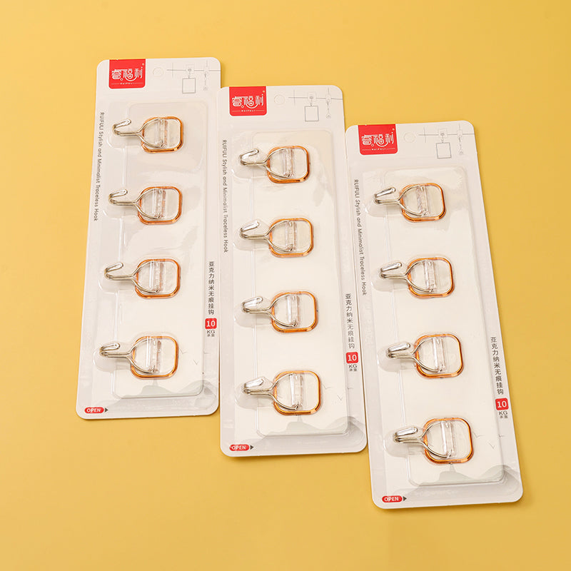 Ruifuli 302 Four-Row Seamless Adhesive Hooks M.16