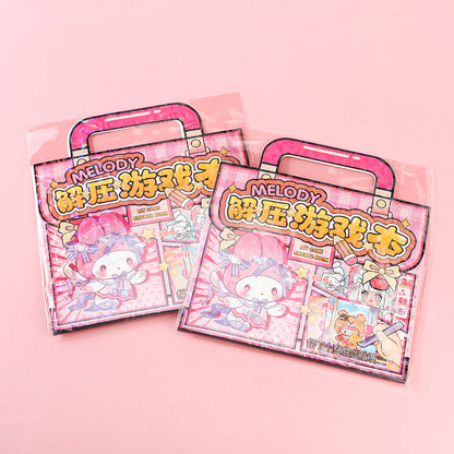 QKKDIY Stress Relief Game Book DIY Sticker Puzzle Portable Quiet Book for Kids M.08