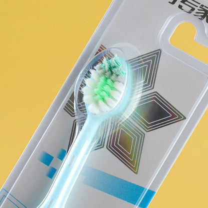 Tooth Expert 9833 Stain Removal Triangle Head Toothbrush Soft Bristle Precision Cleaning for Adults M.14