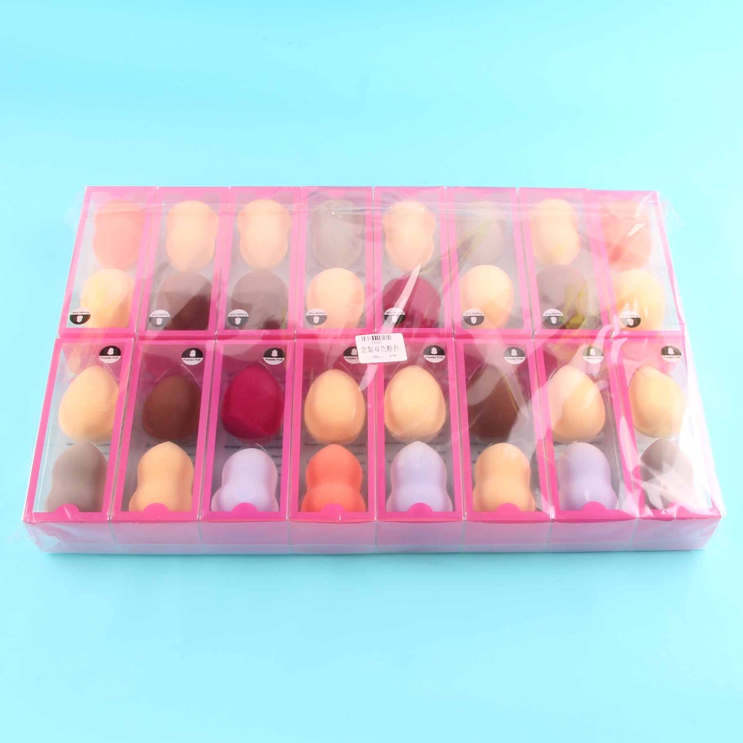 Boxed two-color puff M.50