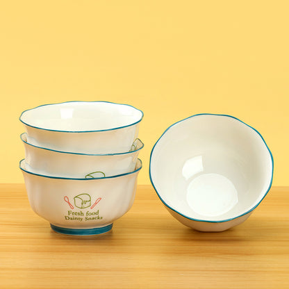 4.5-inch Rose-Edged Bowl (Indulge in Deliciousness) M.66 JPDB