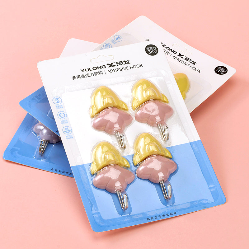 Yulong Model 8079 Adhesive Hooks - 4 Pcs Rocket Design M.16