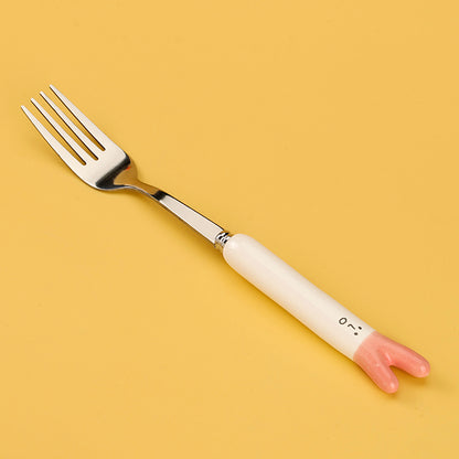 HSA-9 Scallion Pattern Ceramic Handle No.2 Fork M.66