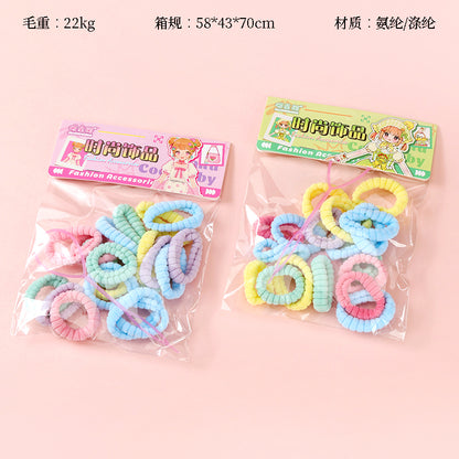M42 MXM-116 Colored Terry Cloth Hair Ties + Hair Bun Makers (20 Pieces)