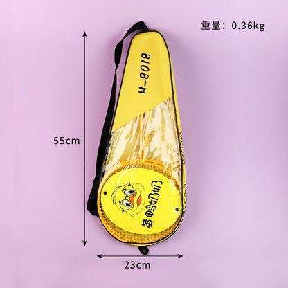 8018 Professional Badminton Racquet PU Non - slip Grip Glossy Surface Full Carbon Material with Racket Cover M.92 JPDB