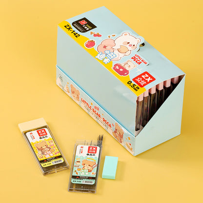 Zhongxuan 142 0.5mm Pencil Refills 100pcs Break-Resistant Smooth Writing Student Supplies M.82