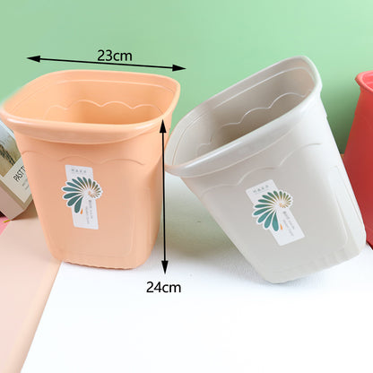 702 square colored trash bin M28