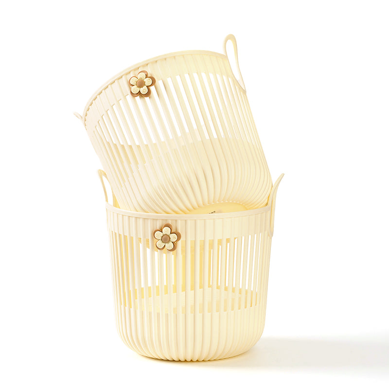 Yideluo 8377 Roman Pattern Storage Basket (Small Flower) M.13