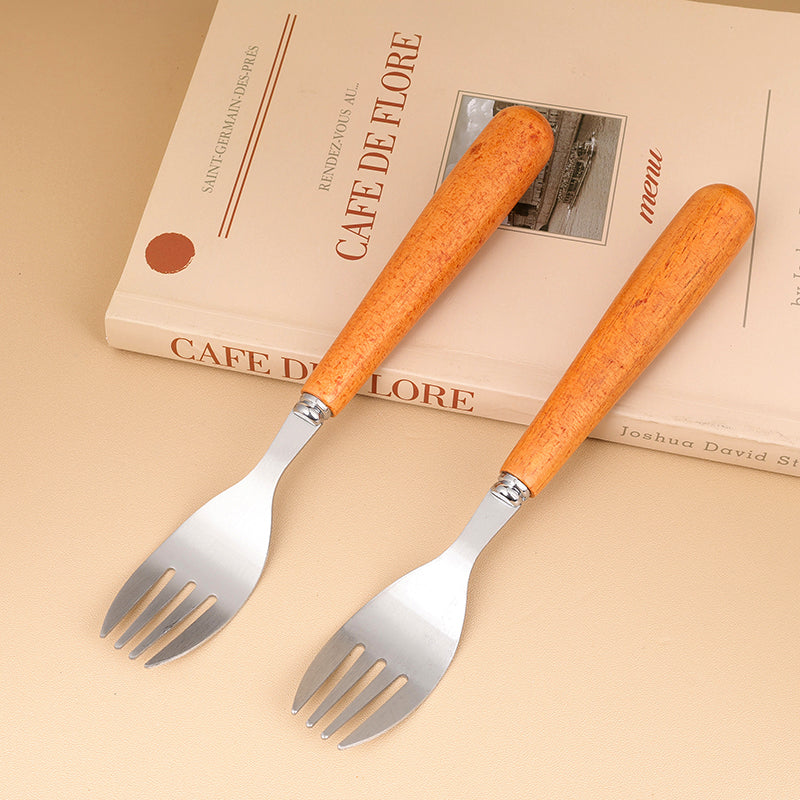 Oak Wood Sanded Children's Fork M.66
