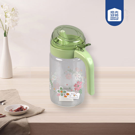 XB - 1167 Large High Borosilicate Glass Olive Oil Dispenser M.69 JPDB