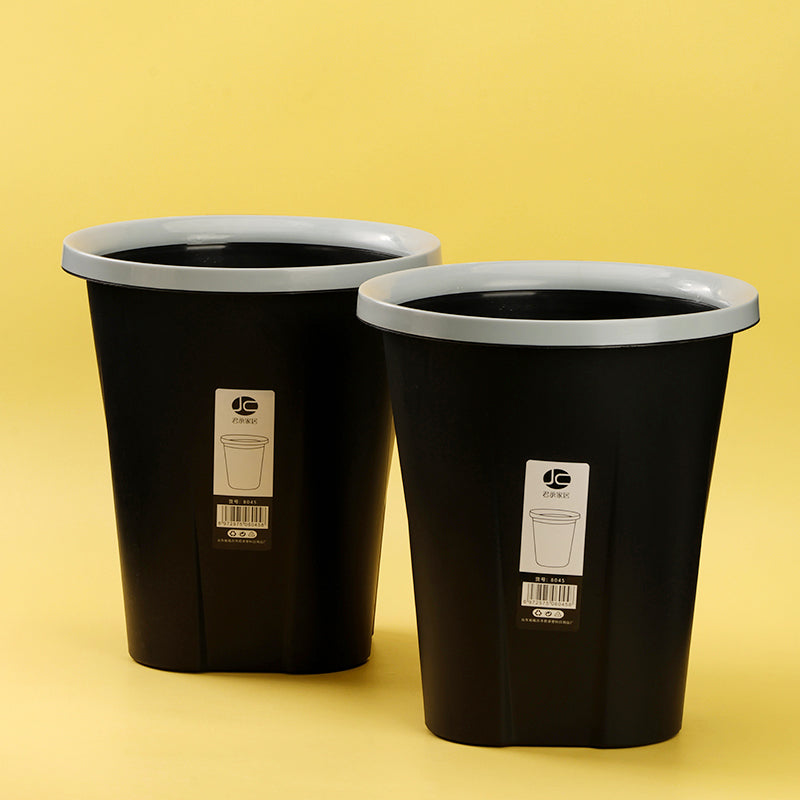JC-8045 Black Compression Ring Trash Can (26*29.5) M.23