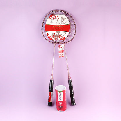 8001 Offensive Badminton Racket 91.5g Heavy Weight Oversized Head for Adult Competitive Play Free 3 Balls M.92 JPDB