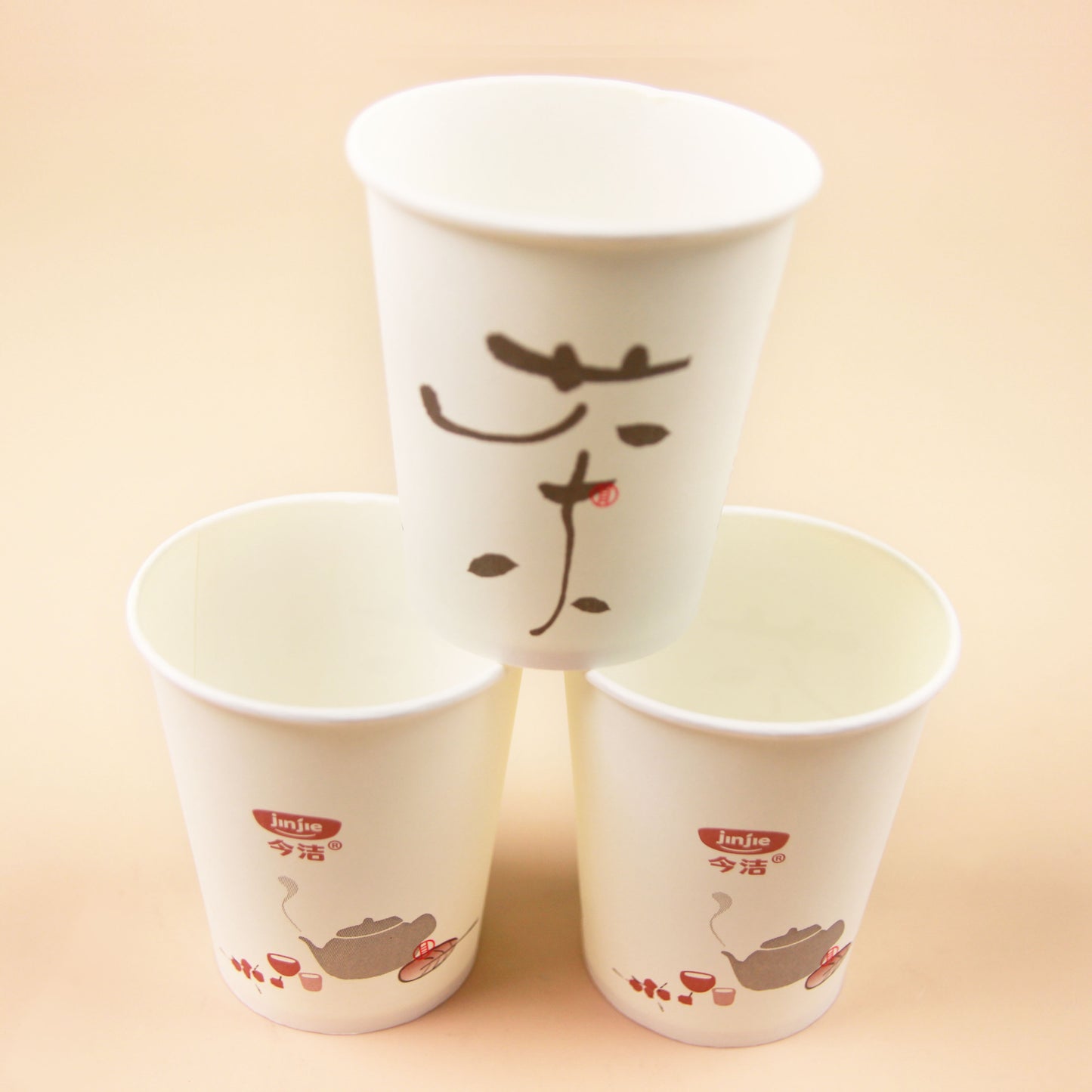 JJ-142 Little Bear Disposable Paper Cups (28 pieces) (80 pieces per carton) M.26