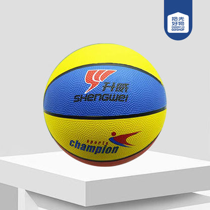 Shengwei 112 Size 5 Basketball Mixed Color Rubber Material for Teenagers School PE Class Training M.92 JPDB
