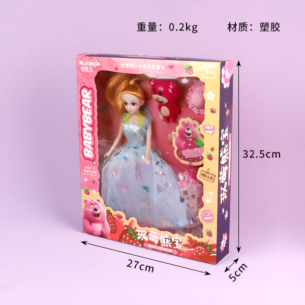 Model 125 - 144 Blank - body Roseberry Baby Bear Princess Doll Set (11.5 Inch) M.04 JPDB