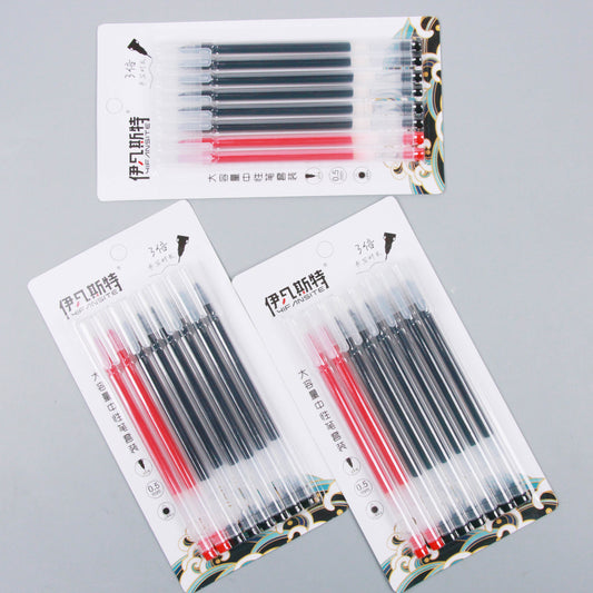 232 bolígrafos de gel de alta capacidad (2 rojos y 6 negros) M.82