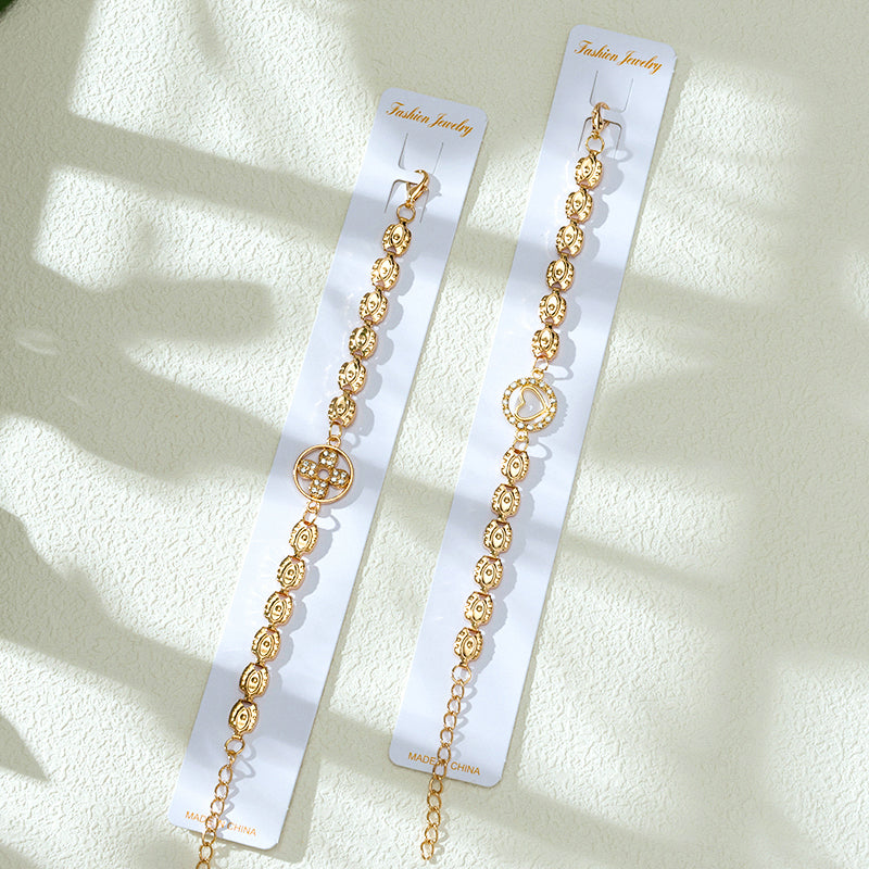 New Style Chain Irregular Drill Bracelet  M.43