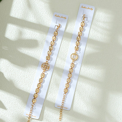 New Style Chain Irregular Drill Bracelet  M.43