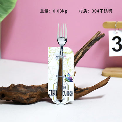 TF - 2108 304 Stainless Steel Medium Comfort Fork & Spoon Set M.66 JPDB